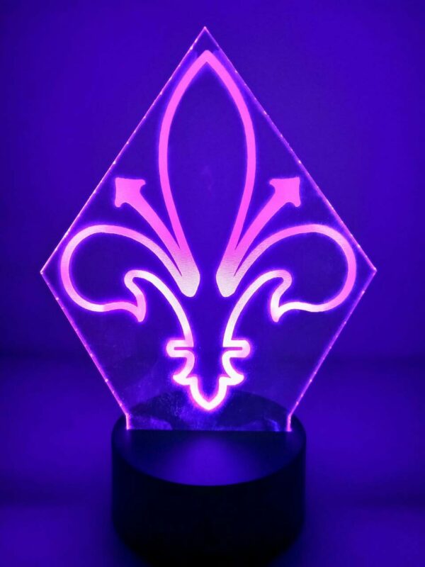 Lampada Il Giglio Firenze 3D Notturna