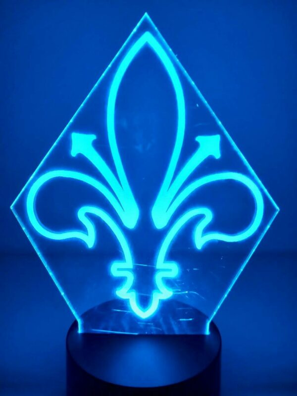 Lampada Il Giglio Firenze 3D Notturna - immagine 3