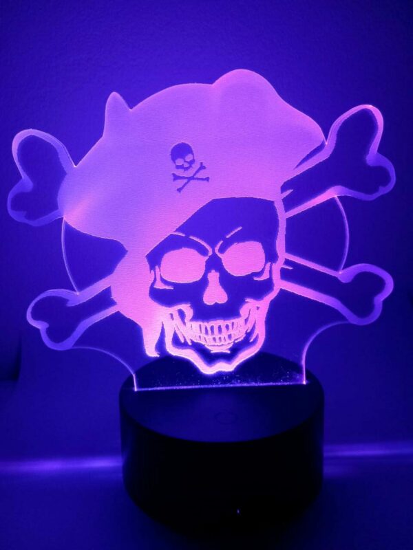 Lampada Pirata 3D Notturna - immagine 6