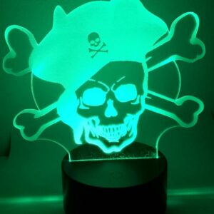 Lampada Pirata 3D Notturna
