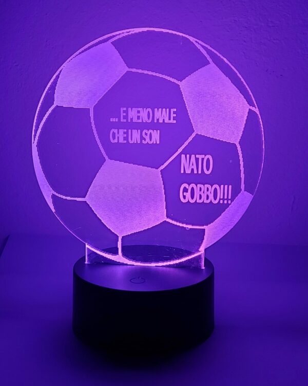 Lampada Pallone Personalizzato 3D Notturna