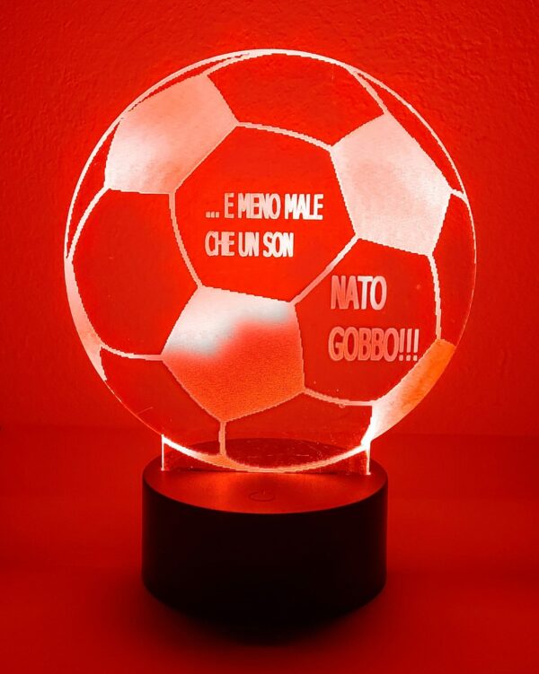 Lampada Pallone Personalizzato 3D Notturna - immagine 5